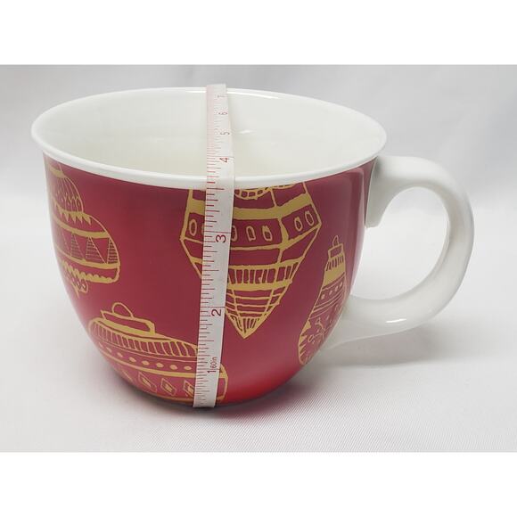 Starbucks Red Christmas Holiday Ornament 2015 14 fl. oz. Collectible Coffee Mug - Picture 6 of 6